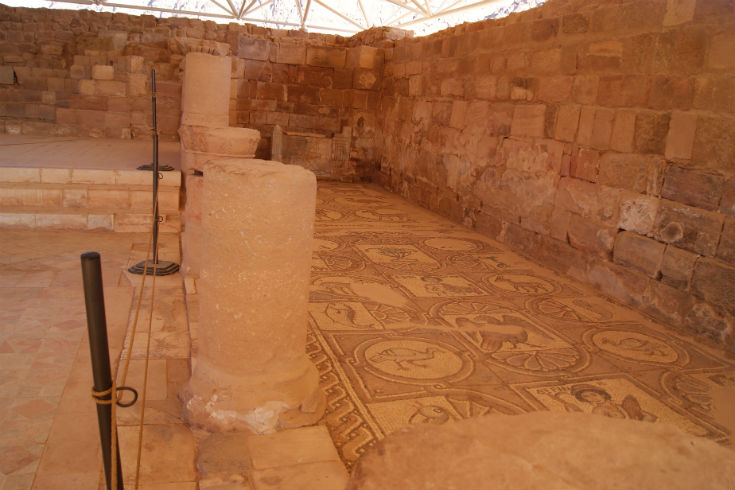 g Mosaics Byzantine Church Petra Jordan