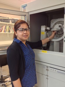 Arzoo Sharma, an undergraduate student currently working with Professor Chris Wiebe
