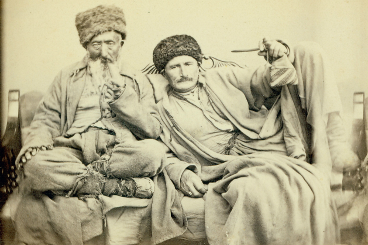 Two Tatars in Ekaterinoslav, ca. 1880. Credit: Mennonite Library and Archives