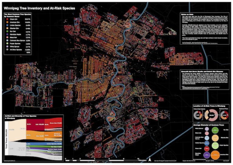 IUS Map of the Month: At-risk trees in Winnipeg | University of ...
