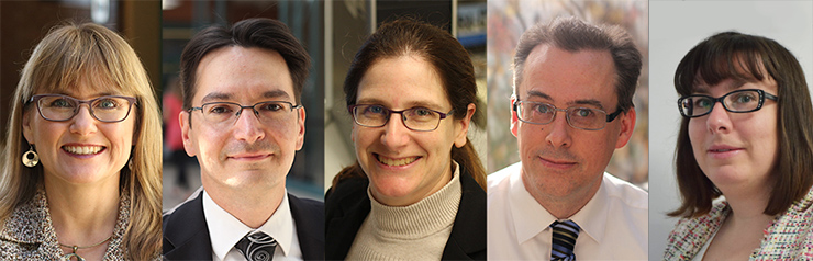 Dr. Candi Bezte, Kevin Lamoureux,, Dr. Melanie Martin, Michael Dudley, ©UWinnipeg