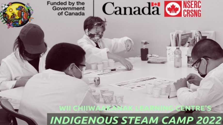 A logo for Wii Chiiwaakank Learning Centre is hosting its annual Summer STEAM Camp.