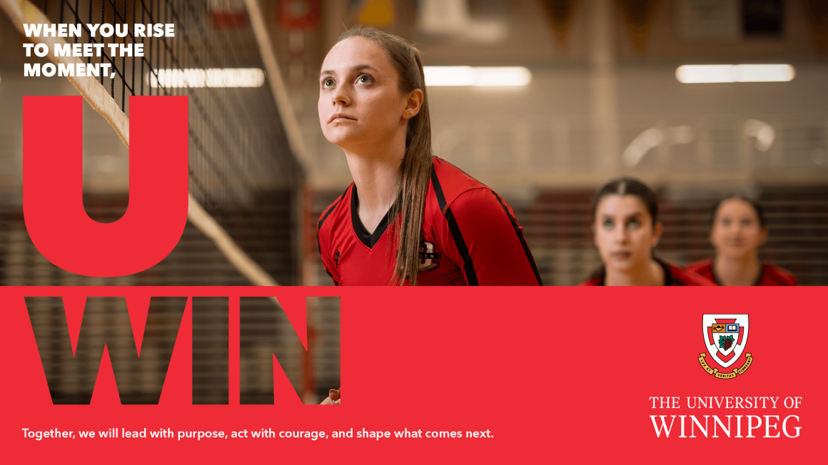 Copy of UWIN advertisement featuring a Wesmen student.