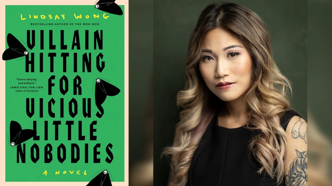 book cover and headshot