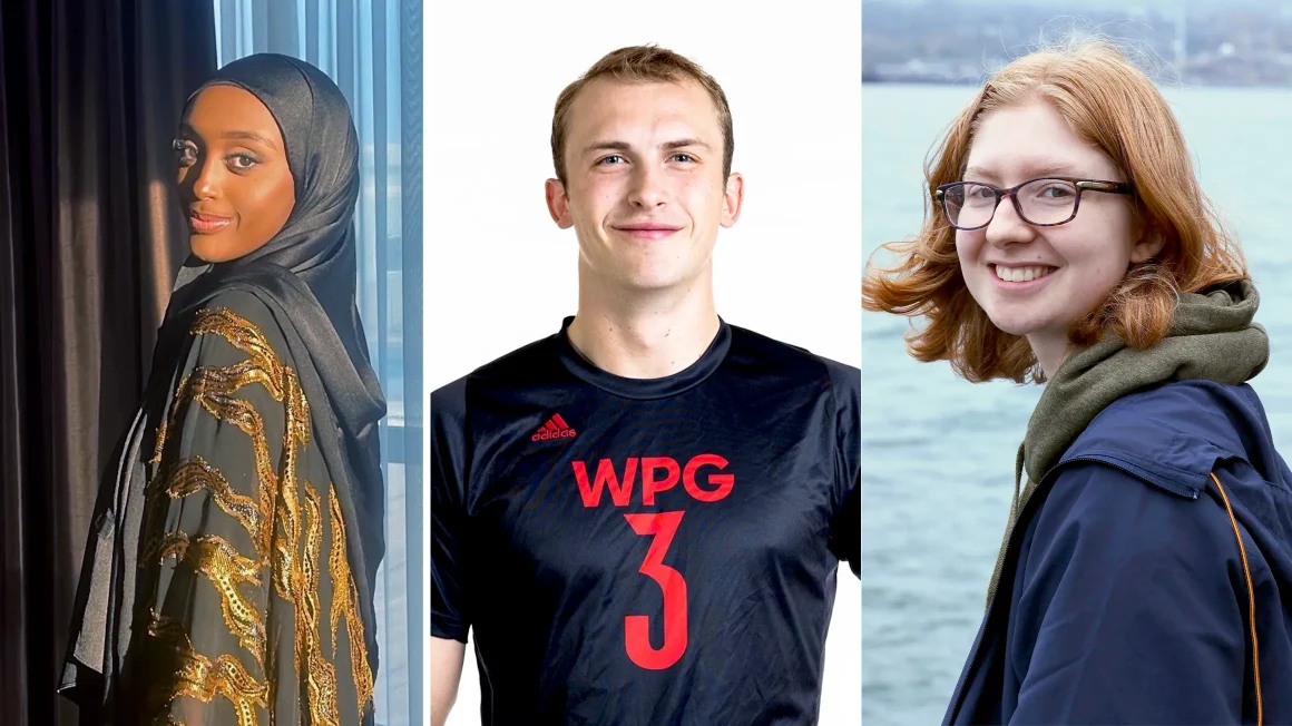 Headshots of Isran Migane, Alex Krykewich, and Helena Czaykowski.