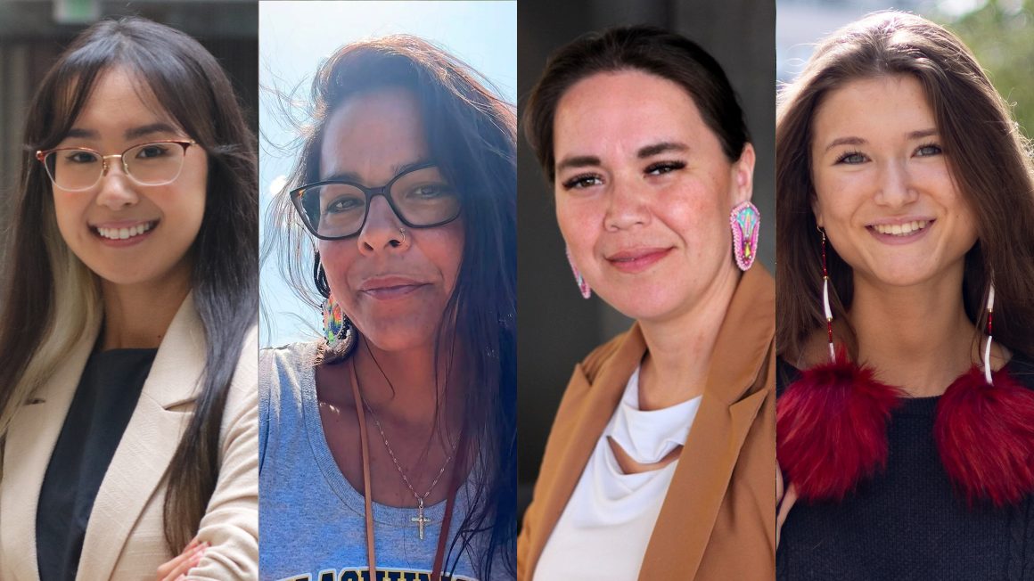 Photos of four women headshots grouped together.