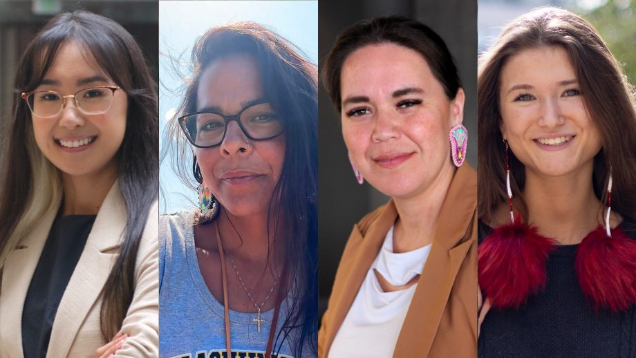 Photos of four women headshots grouped together.